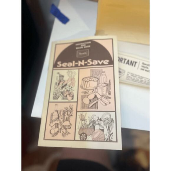 Sears Roebuck and Co. 1980 Seal-N-Save in box Vintage Almond - Picture 6 of 16